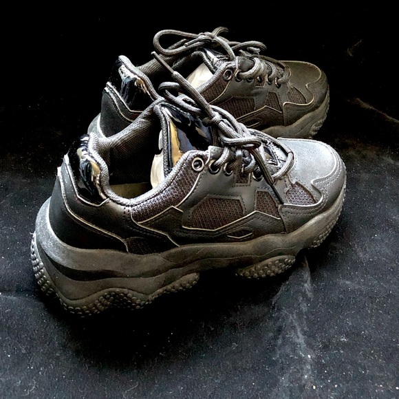 NEW Platform Chunky Tennis Shoes Tennies - Picture 3 of 5